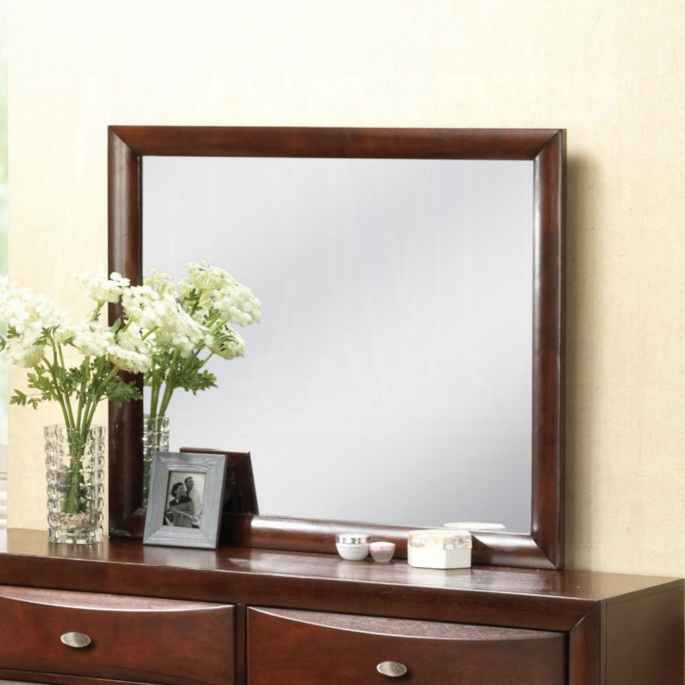 ACME Ireland Collection 5-Piece Bedroom Set, Bed Frame, Chest, Dresser, Nightstand and Mirror