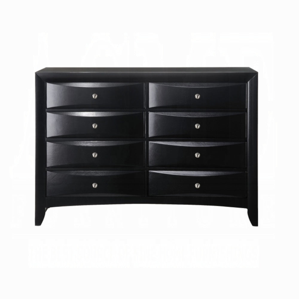 ACME Ireland Collection 5-Piece Bedroom Set, Bed Frame, Chest, Dresser, Nightstand and Mirror