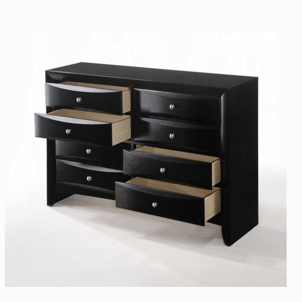 ACME Ireland Collection 5-Piece Bedroom Set, Bed Frame, Chest, Dresser, Nightstand and Mirror