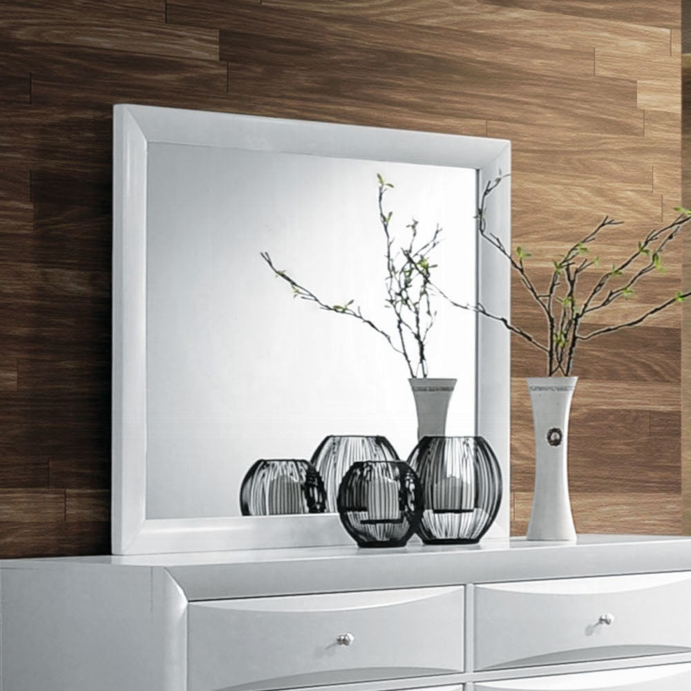 ACME Ireland Collection 5-Piece Bedroom Set, Bed Frame, Chest, Dresser, Nightstand and Mirror