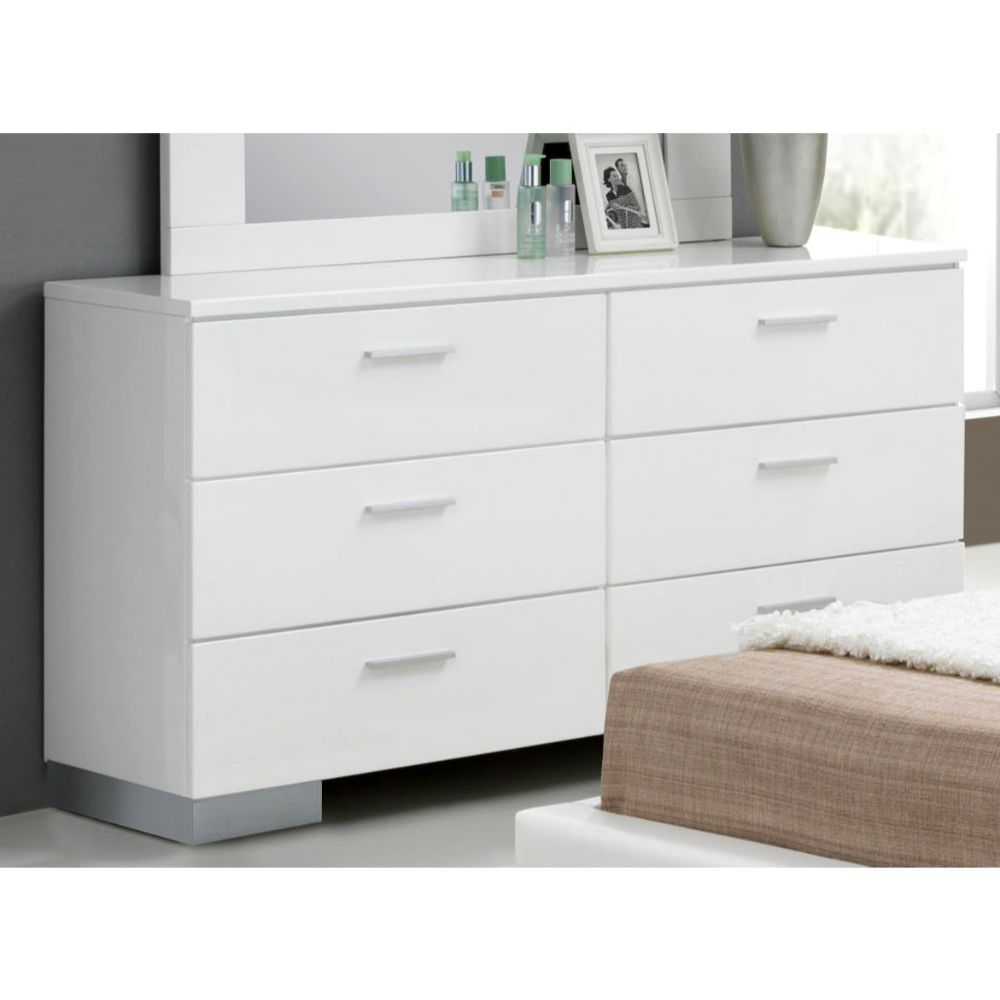 ACME Lorimar 5-Piece Bedroom Set Includes Panel Bed, Dresser, 2 Nightstands and Mirror, Boxspring Required