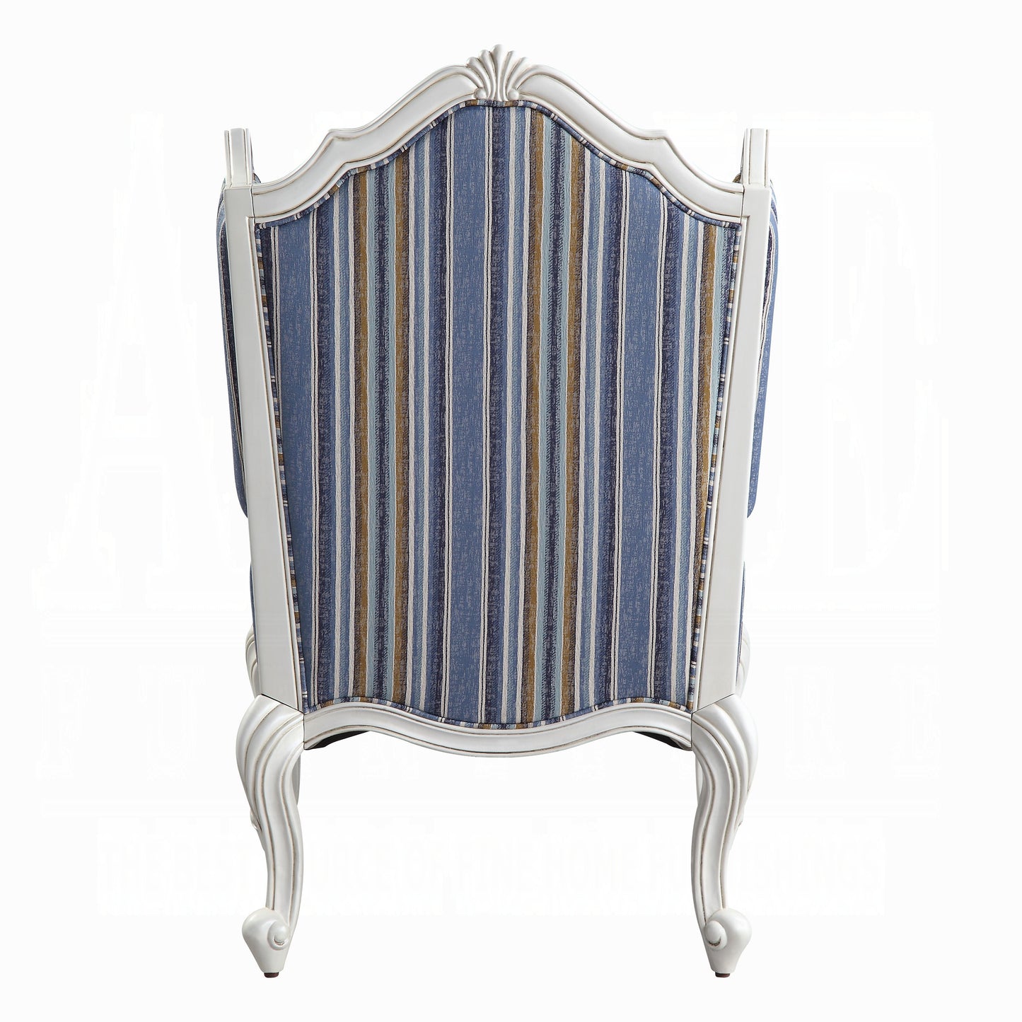 ACME Ciddrenar Collection 3-Piece Living Room Set Include Sofa, Loveseat and Chair, Fabric & White Finish