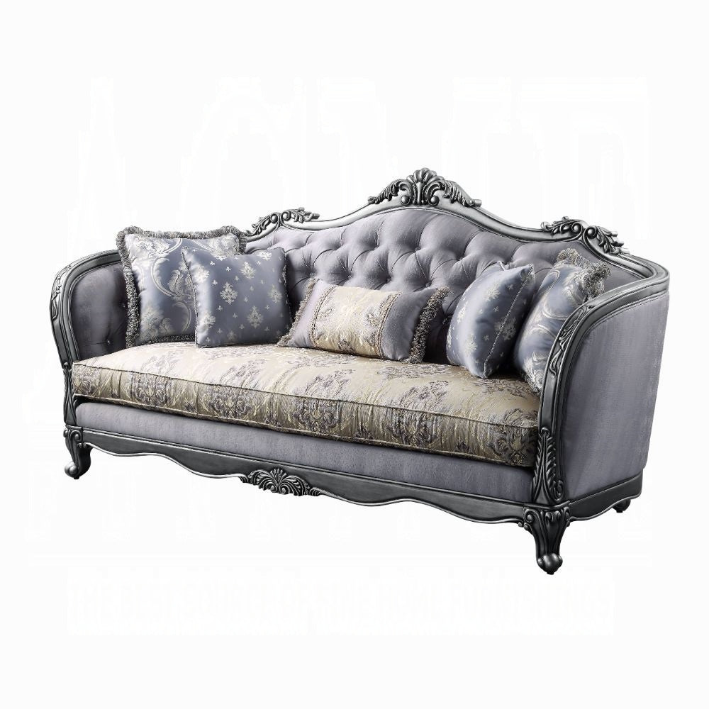 ACME Ariadne Collection 4-Piece Living Room Set Include Sofa, Loveseat, Chair and Coffee Table, Formal Furniture Set