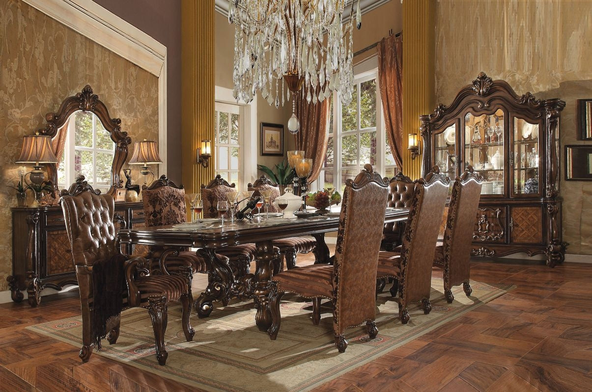 ACME Versailles Buffet & Hutch, Cherry Oak 61104
