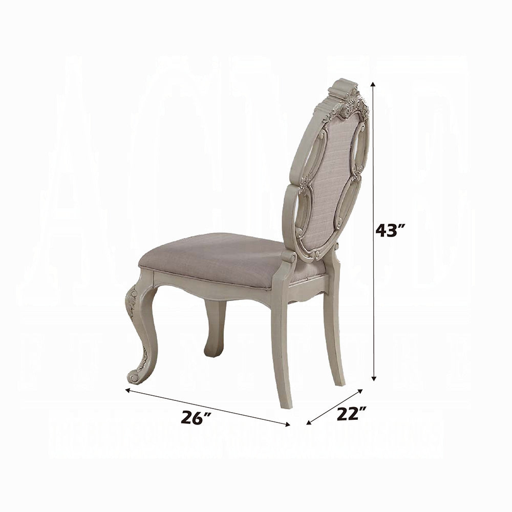ACME Rectangular 12 Pcs Luxurious Formal Dining Set Include 1 Extendable Dining Table, 8 Side Chairs, 2 Arm Chairs and Buffet & Hutch