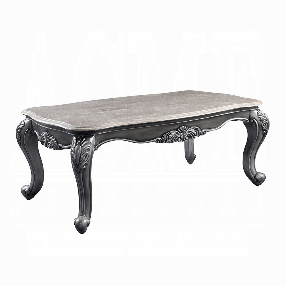 ACME Ariadne Collection 4-Piece Living Room Set Include Sofa, Loveseat, Chair and Coffee Table, Formal Furniture Set