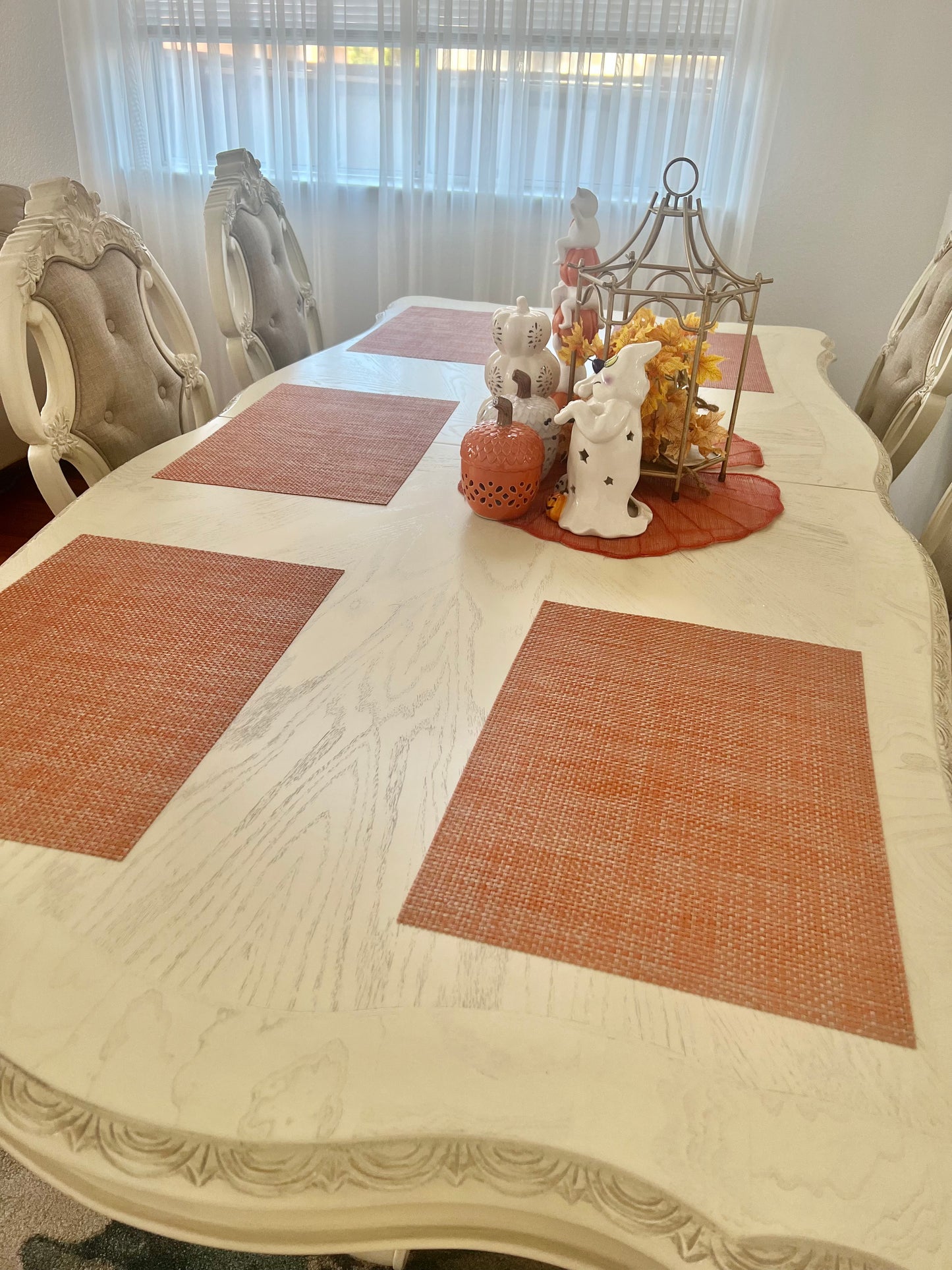 ACME Rectangular 12 Pcs Luxurious Formal Dining Set Include 1 Extendable Dining Table, 8 Side Chairs, 2 Arm Chairs and Buffet & Hutch