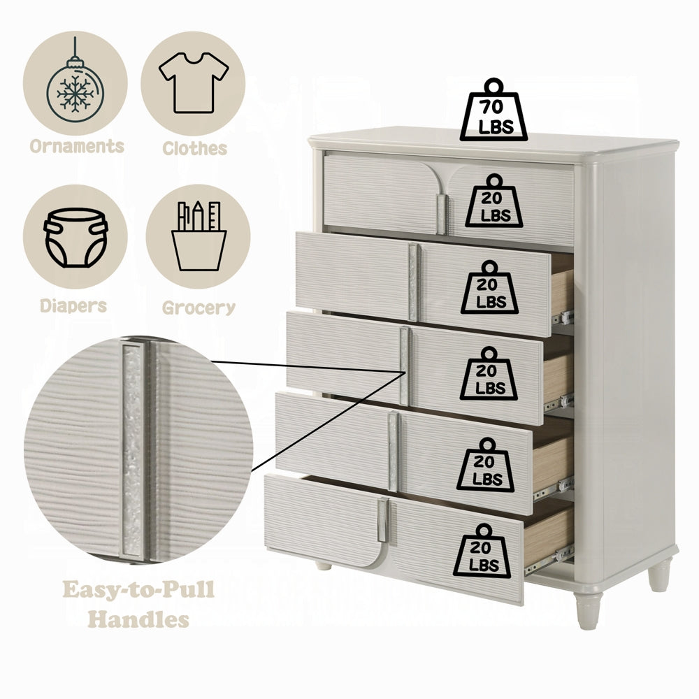 ACME Laveda 6-Piece Bedroom Set