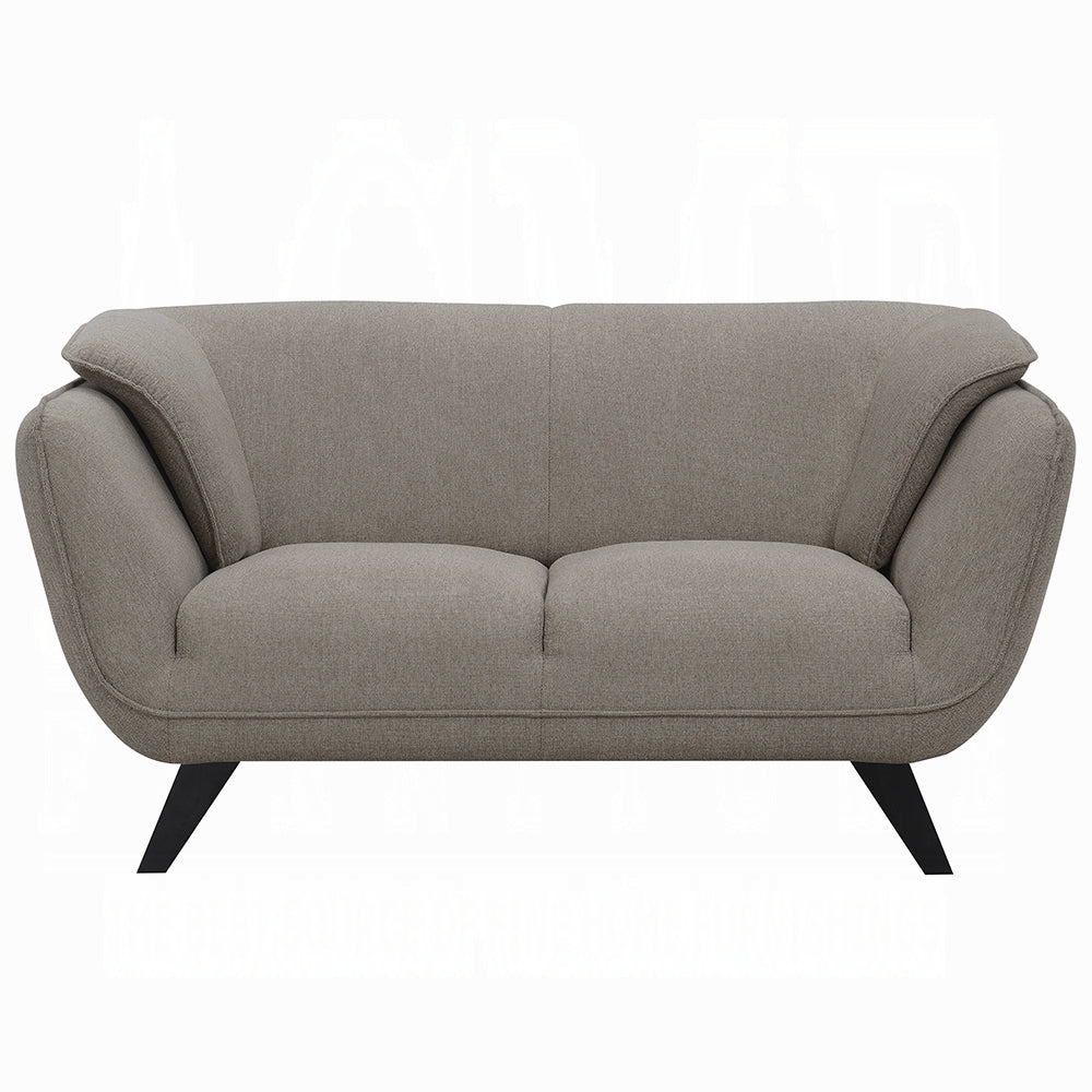 ACME Nayeli Collection 3-Piece Living Room Set Include Sofa, Loveseat and Chair, Brown Linen
