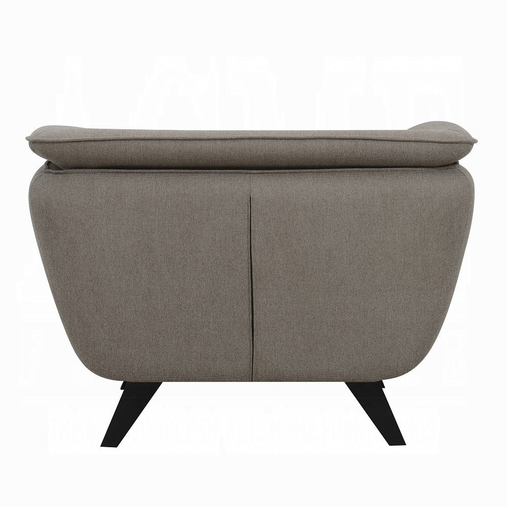 ACME Nayeli Collection 3-Piece Living Room Set Include Sofa, Loveseat and Chair, Brown Linen