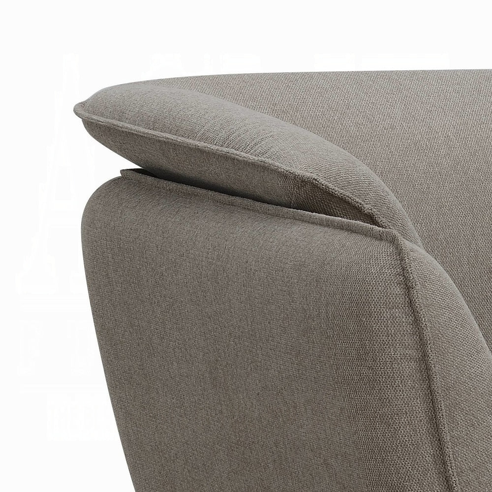 ACME Nayeli Collection 3-Piece Living Room Set Include Sofa, Loveseat and Chair, Brown Linen