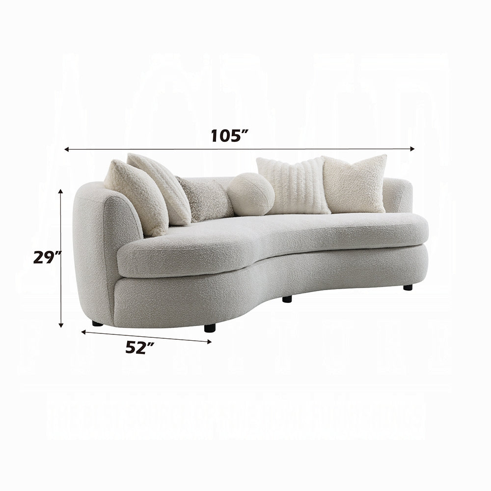 ACME Iniko Sofa w/6 Pillows
