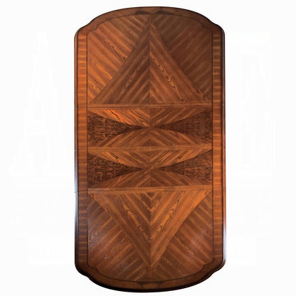 ACME Dresden 10-Piece Luxurious Formal Dining Table Set Kitchen Furniture Set Include 1 Extendable Dining Table, 6 Side Chairs, 2 Arm Chairs and Buffet & Hutch