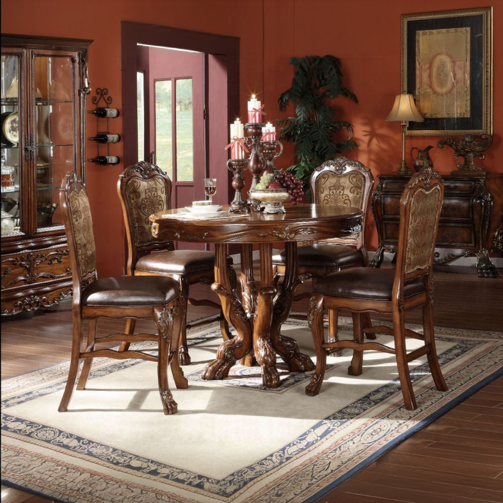 ACME Dresden 5ps Counter Height Dining Set