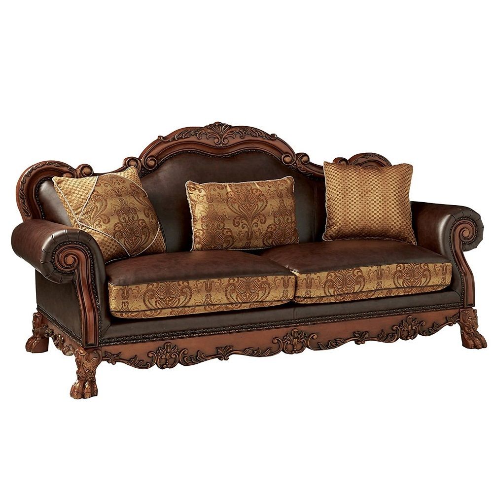ACME Dresden 4PC Living Room Set, Including Sofa, Loveseat, Chair and Coffee Table