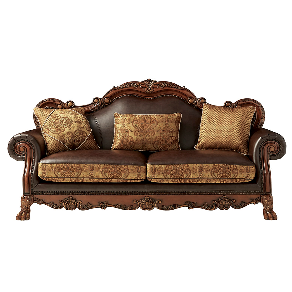 ACME Dresden 4PC Living Room Set, Including Sofa, Loveseat, Chair and Coffee Table