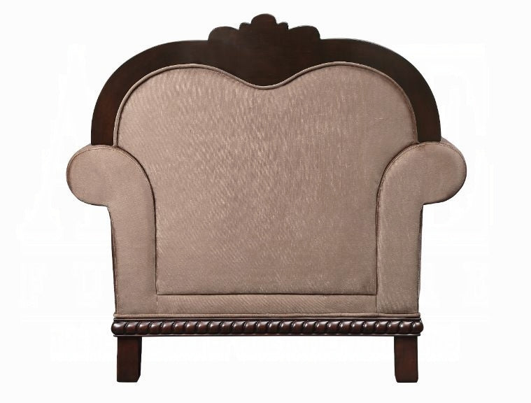 ACME Chateau De Ville Colletion 4-Piece Living Room Set Include Sofa, Loveseat, Chair and Coffee Table, Formal Furniture Set