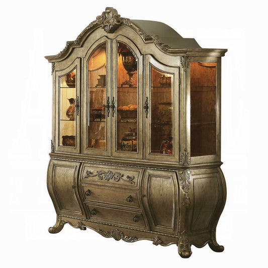 ACME Ragenardus Buffet & Hutch Vintage Oak Finish 61294