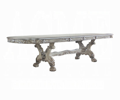 ACME Dresden 12-Piece Luxurious Formal Dining Table Set Kitchen Furniture Set Include 1 Extendable Dining Table, 8 Side Chairs, 2 Arm Chairs and Buffet & Hutch