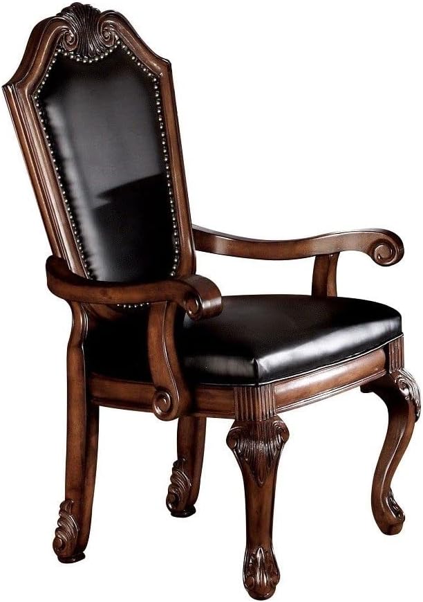 ACME Chateau De Ville 10-Piece Dining Set Include 1 Dining Extension Table, 6 Side Chairs, 2 Arm Chairs and 1 Buffet & Hutch
