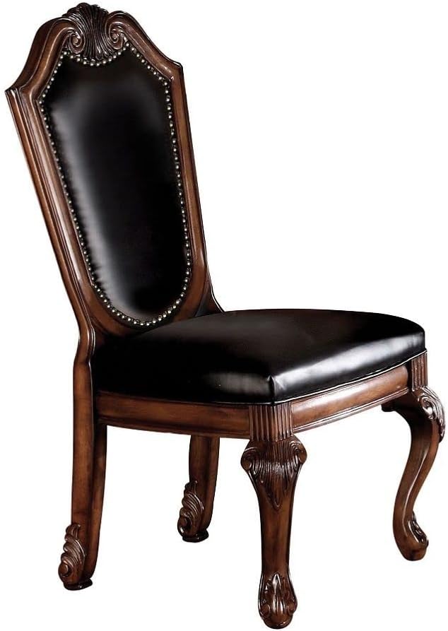 ACME Chateau De Ville 10-Piece Dining Set Include 1 Dining Extension Table, 6 Side Chairs, 2 Arm Chairs and 1 Buffet & Hutch