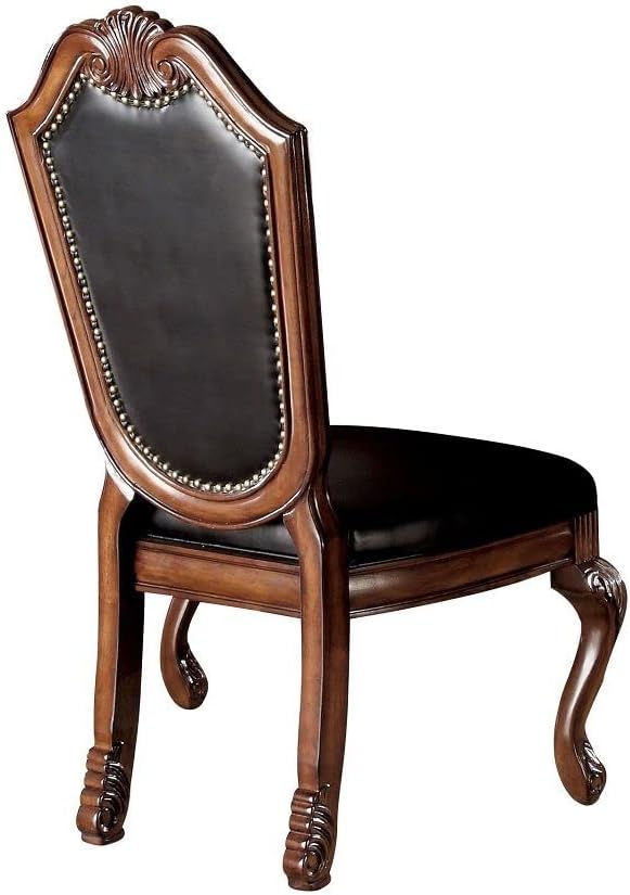 ACME Chateau De Ville 10-Piece Dining Set Include 1 Dining Extension Table, 6 Side Chairs, 2 Arm Chairs and 1 Buffet & Hutch