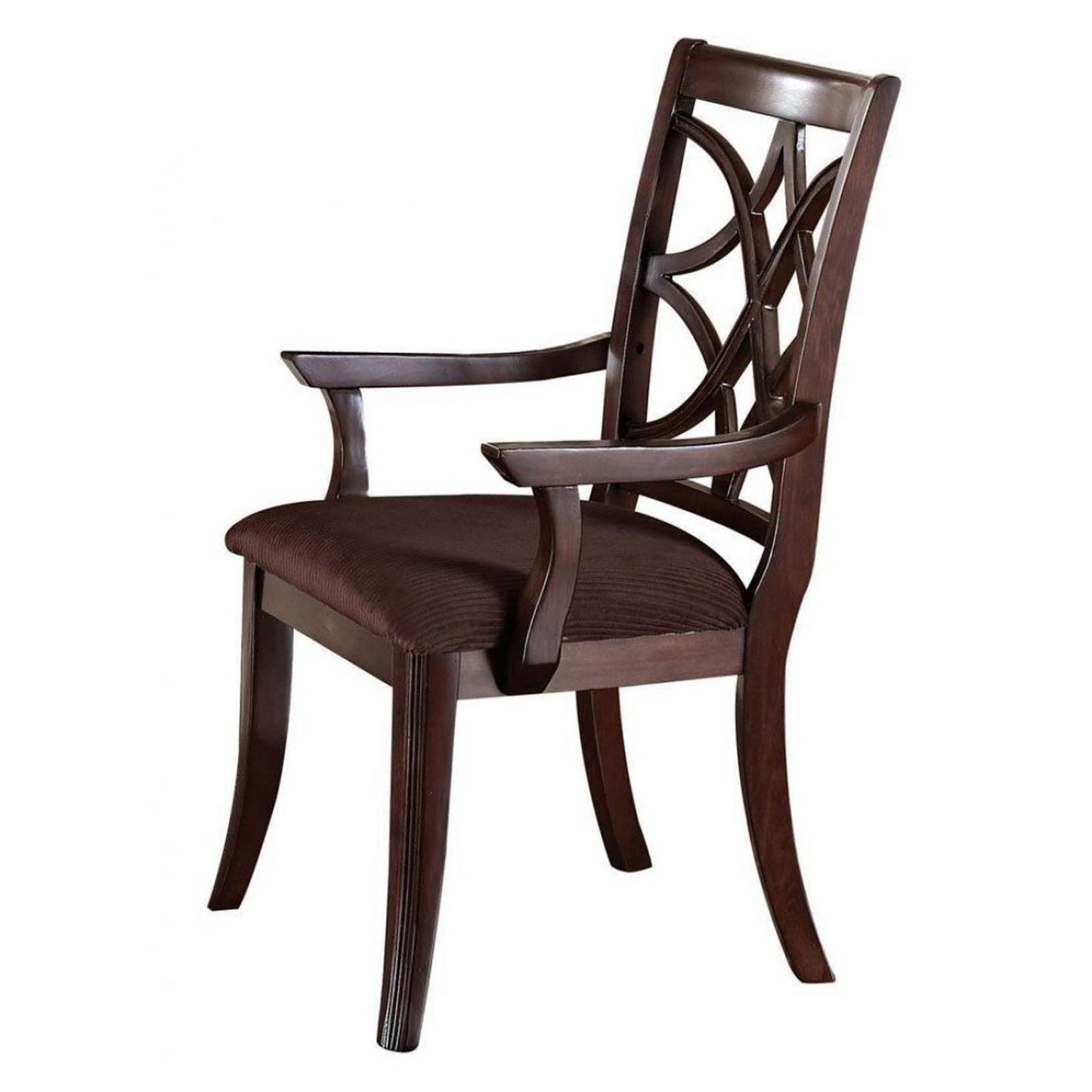 ACME Dark Walnut Wood Dining Table Set 7Pcs with Leaf Acme Furniture 60255 Keenan